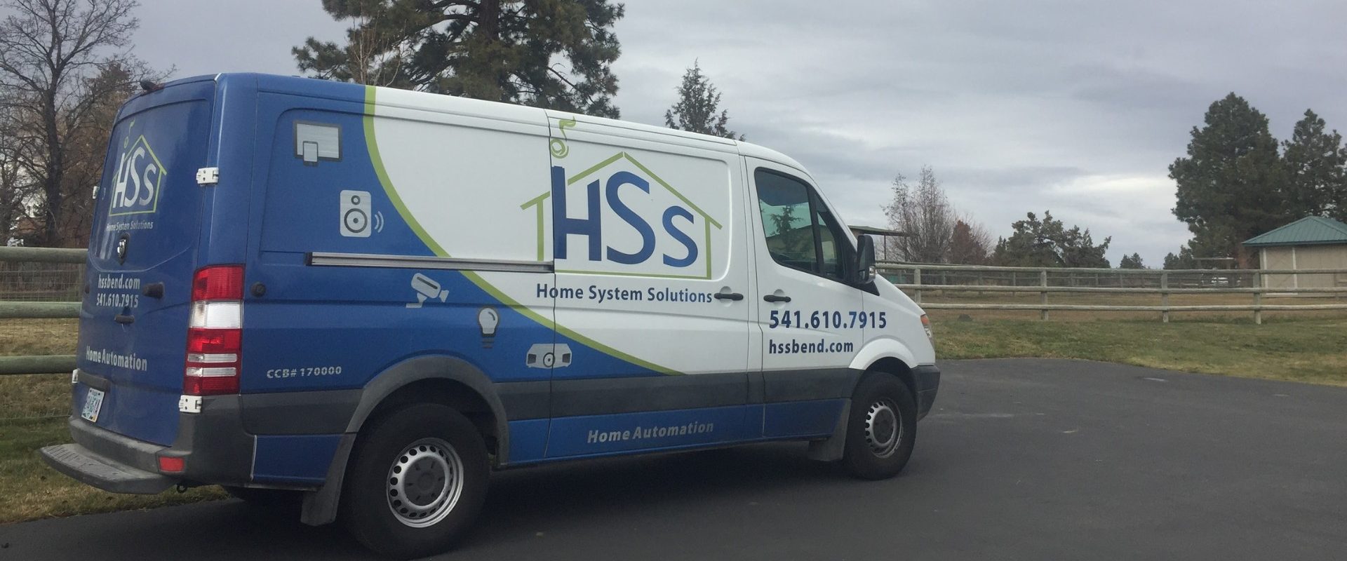 HSS van out on a job